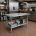 Thumbnail image #2 for John Boos Stallion Economy 72-Inch x 18-Inch Stainless Steel Flat Top Work Table