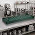 Thumbnail image #2 for Quik-Set Louvered Solid Shelf, 36 x 18 Inches, 14-Gauge Galvanized Steel, Green Epoxy Finish