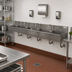 Thumbnail image #2 for Advance Tabco 5-Station Wall Mounted Hand Sink, 100 Inch Wide, 8-Inch Deep Bowls