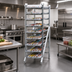 Thumbnail image #2 for New Age 1256 Full Size Heavy-Duty Stationary Aluminum Can Rack