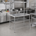 Thumbnail image #2 for Eagle AdjusTable One-Tier Stainless Steel Work Surface System with Overshelf and 2 Undershelves, 36