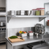 Thumbnail image #3 for New Age Adjust-A-Shelf Heavy-Duty Wall-Mounted Aluminum Shelf, 60 x 18 Inches, 2000 lb. Capacity