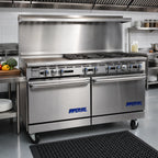 Thumbnail image #2 for Imperial (Middleby) Pro Series IR-6-G24-CC 60-Inch Commercial Gas Range with 6 Open Burners, 24-Inch Griddle & 2 Convection Ovens