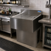 Thumbnail image #2 for 48 Inch Wide x 21-1/4 Inch Deep Freestanding Stainless Steel Underbar Drain Board with Pedestal Base