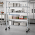 Thumbnail image #2 for Advance Tabco Special Value Series 5-Inch Swivel Rubber Stem Casters for Wire Shelving