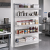 Thumbnail image #2 for Eagle Group 5-Tier Add-On Wire Shelving Unit, 36W x 24D x 74H, Stainless Steel Finish