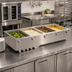 Thumbnail image #2 for Vollrath Four-Well Drop-In Hot Food Well with 12 x 20 Individual Pans, Marine Grade Stainless, Infinite Controls, Manifold Drain, 208V