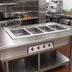 Thumbnail image #2 for Randell Custom & Serving 5-Pan Drop-In Electric Hot Food Well with Drains and Manifold