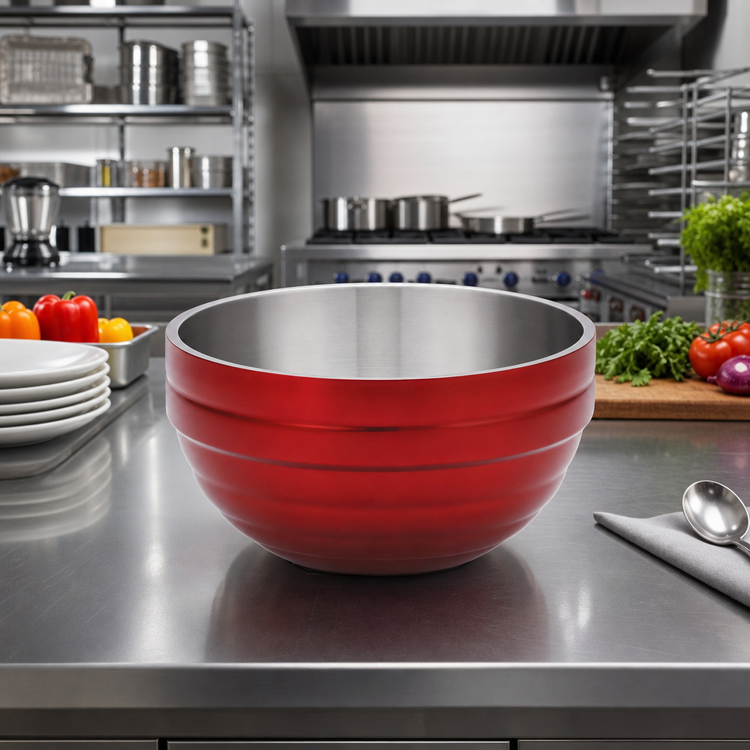 Product image #3 for Vollrath 3.4 Quart Round Double Wall Insulated Serving Bowl