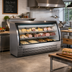 Thumbnail image #2 for 64-Inch Floor Model Full-Service Refrigerated Deli Display Case with Curved Glass and Self-Contained Bottom-Mount Refrigeration