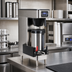 Thumbnail image #2 for BUNN Soft Heat ICB Automatic Fill Airpot Coffee Brewer with Hot Water Faucet, 6 Brew Buttons, 1 to 1-1/2 Gallon Batches