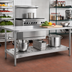 Thumbnail image #3 for Eagle Quik-Set Louvered Solid Shelf, 60 Inch x 24 Inch, 14/304 Stainless Steel