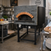 Thumbnail image #2 for Univex Artisan Stone Hearth Round Gas Pizza Oven with 39-3/8-Inch Chamber and 5-Pizza Capacity