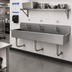 Thumbnail image #2 for Advance Tabco Wall Mounted 3-Person Multiwash Hand Sink, 60 Inch Wide