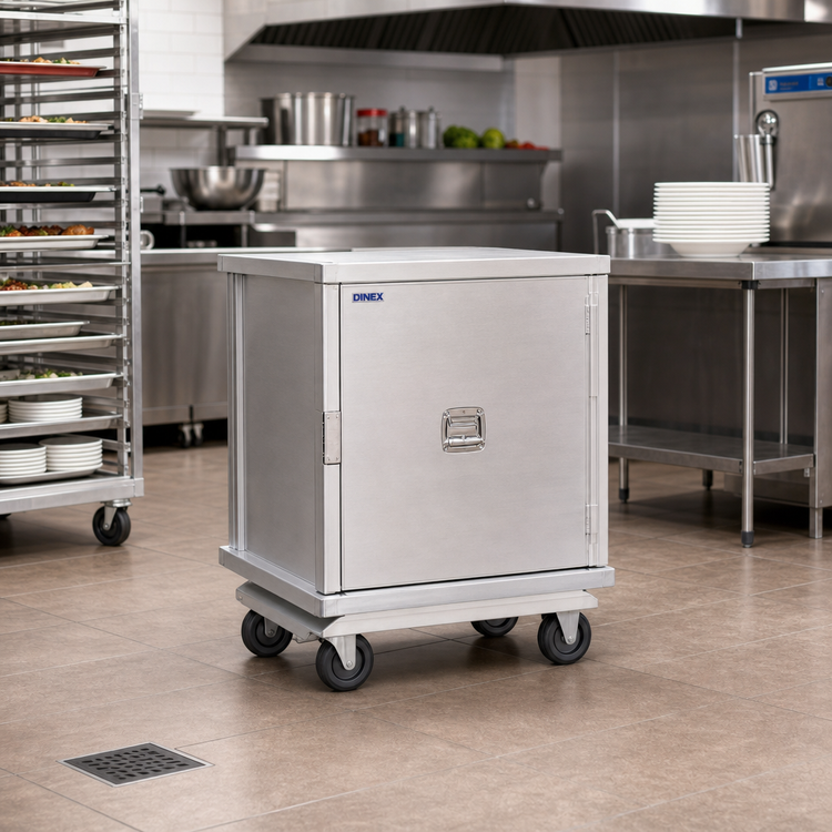 Product image #2 for Dinex Aluminum Platform Cabinet Dolly for Model 912 Stackable Cabinet