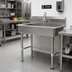 Thumbnail image #2 for One-Station ADA Floor-Mounted Service Sink with Electronic Faucet, 40 x 19-1/2 Inches