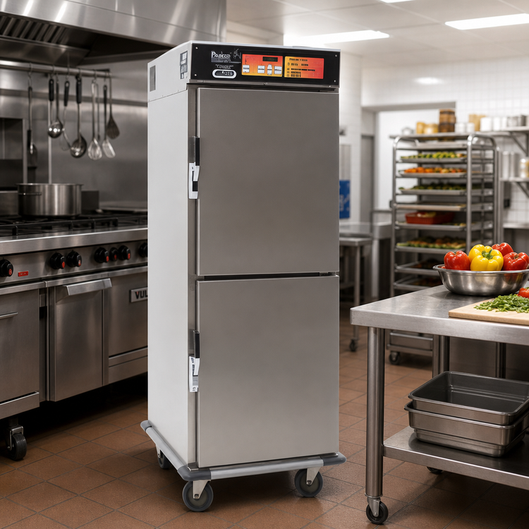 Product image #2 for Panco CH6000B-240 Full-Height Mobile Cook & Hold Cabinet with Single Door