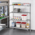 Thumbnail image #3 for Camshelving Premium 5-Shelf Vented Add-On Polymer Shelving Unit, 21 x 36 x 72 Inches