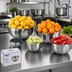 Thumbnail image #2 for Vollrath Round Double-Wall Insulated Stainless Steel Serving Bowl, 3/4 Quart