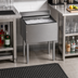 Thumbnail image #2 for CHOICE 24-Inch x 19-Inch Underbar Ice Bin, 67 lb. Capacity, Stainless Steel
