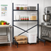 Thumbnail image #2 for Metro SmartLever 30 x 24 Stationary Cantilevered Shelving Starter Unit Kit