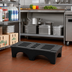 Thumbnail image #2 for Eagle Group Black Polyethylene Dunnage Rack, 36