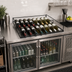 Thumbnail image #2 for Black Flat Wine Rack for Beverage-Air MMR27, 14-Bottle Capacity