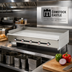 Thumbnail image #2 for Comstock-Castle 60-Inch Countertop Gas Griddle with 24-Inch Deep Smooth Steel Plate and Thermostatic Controls