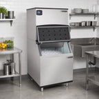 Thumbnail image #2 for Maxx Ice Intelligent Series 30-Inch Air-Cooled Full Dice Modular Ice Machine with 470-lb Storage Bin