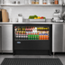 Thumbnail image #2 for Slim-Line Undercounter Refrigerated Self-Serve Merchandiser, 47.7-Inch Wide, Black, R290