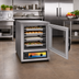 Thumbnail image #2 for Panco Extended Undercounter Heated Holding Cabinet with Polycarbonate Window Door, Non-Insulated, Wire Slides