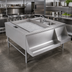 Thumbnail image #2 for Prestige 42-Inch x 42-Inch Double Service Station with Left Pass-Thru Ice Bin, 10-Circuit Cold Plate, and 2 Hand Sinks