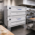 Thumbnail image #2 for Bakers Pride Super Deck Series Gas Double-Deck Pizza Deck Oven, 54 x 34-1/2 Inch Bake Deck, Stainless Steel Exterior
