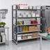 Thumbnail image #2 for Cambro Camshelving Elements XTRA 5-Tier Solid Stationary Starter Unit, 24-Inch Deep x 54-Inch Long x 84-Inch High