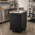 Thumbnail image #2 for True Freestanding Draft Beer Cooler with 1/2-Barrel Keg Capacity, Single Faucet, Flat Top, Black Vinyl Exterior