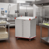 Thumbnail image #2 for Carter-Hoffmann Performance Ultra-Quiet Stainless Steel Patient Tray Cart, 20-Tray Capacity, 2-Section