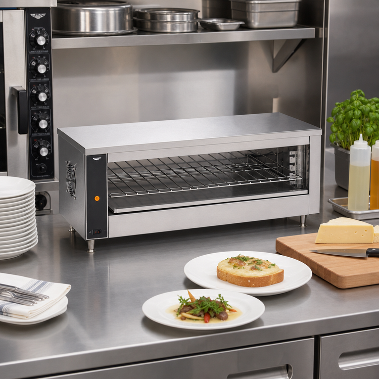 Product image #2 for Vollrath 35-Inch Countertop Plate Activated Cheese Melter / Finishing Oven, 240V