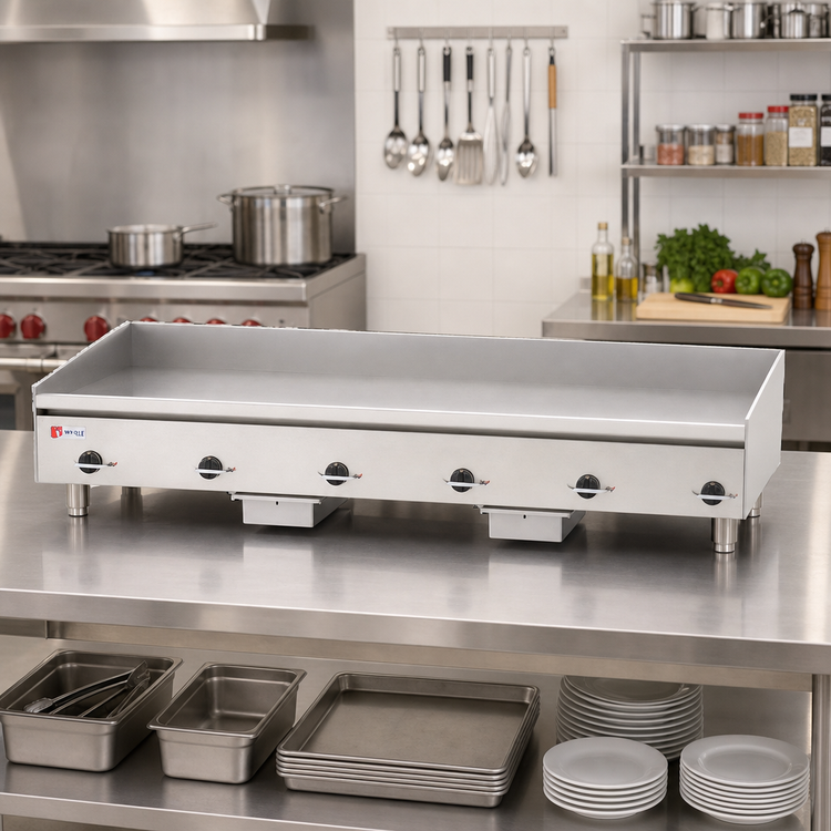 Product image #2 for Wolf WEG72E 72-Inch Countertop Heavy Duty Electric Griddle