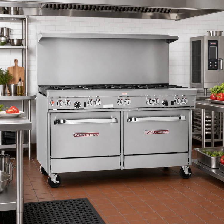 Product image #2 for Southbend Ultimate 60-Inch Gas Restaurant Range with Standard Oven and Convection Oven