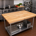 Thumbnail image #2 for John Boos Northern Hard Rock Maple Wood Work Table Top, 60 x 36 x 2.25 Inch, Edge Grain Flat Top, Penetrating Oil Finish