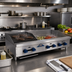 Thumbnail image #2 for Comstock-Castle 48-Inch Countertop Gas Char-Broiler/Griddle Combo with 30-Inch Griddle and 18-Inch Radiant Broiler