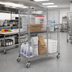 Thumbnail image #2 for QuadTruss Mobile Security Cage, 33-1/4 x 27-1/4 x 69 Inches, Chrome-Plated Wire Construction