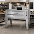 Thumbnail image #2 for Blodgett 961P DOUBLE Double-Deck Gas Pizza Oven with 42 x 32-Inch Deck Interiors