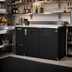 Thumbnail image #2 for Everest Refrigeration Two-Section Back Bar Refrigerator, 17.0 Cu. Ft., 57-3/4-Inch Wide, Solid Locking Doors