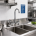 Thumbnail image #2 for Advance Tabco Heavy-Duty Lead-Free Splash-Mount Gooseneck Faucet, 8-Inch Centers, 3-1/2-Inch Spout