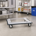 Thumbnail image #2 for Metro Super Erecta 48 x 24 Inch Aluminum Stock Truck Dolly with Wraparound Bumper and 8-Inch C-Plate Casters