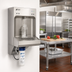 Thumbnail image #2 for Eagle Group Wall-Mounted Dual Hands-Free Electronic-Eye Bottle Filler Station with 12-Inch Clearance and Filtration Kit