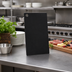 Thumbnail image #2 for American Metalcraft Black Pressed Wood Rectangular Serving Board, 16 x 8 x 1/4 Inch