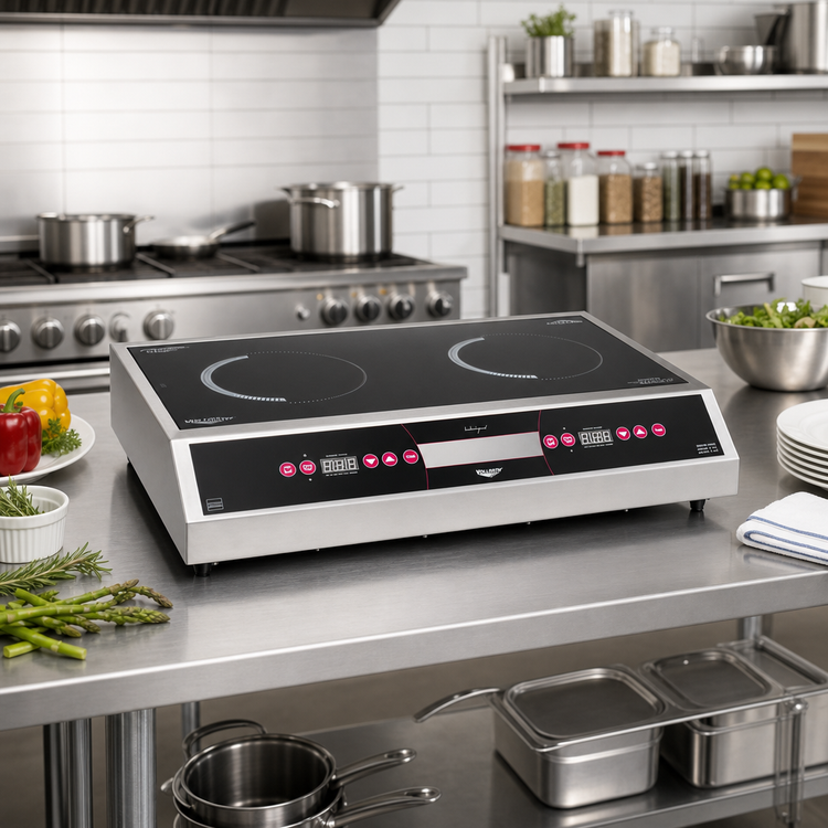 Product image #2 for Vollrath Professional-Series Dual Hob Side-by-Side Countertop Induction Range