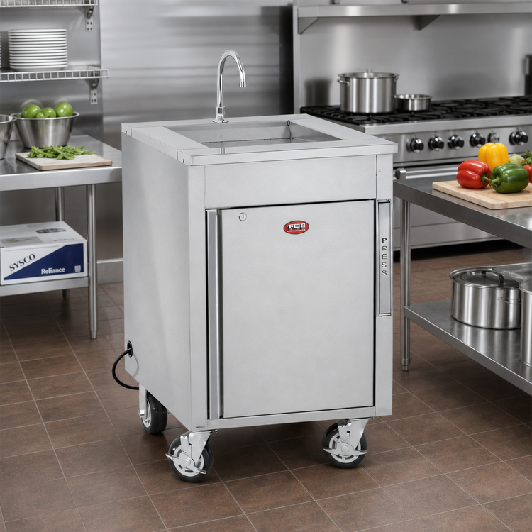 Product image #3 for FWE HS-24E Electric Self-Contained Mobile Hand Wash Sink